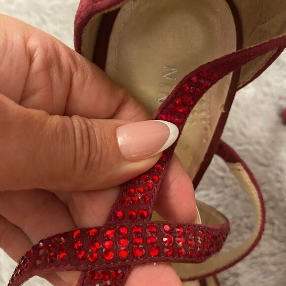 Nine West suede heels, size 7 - Picture 7 of 12
